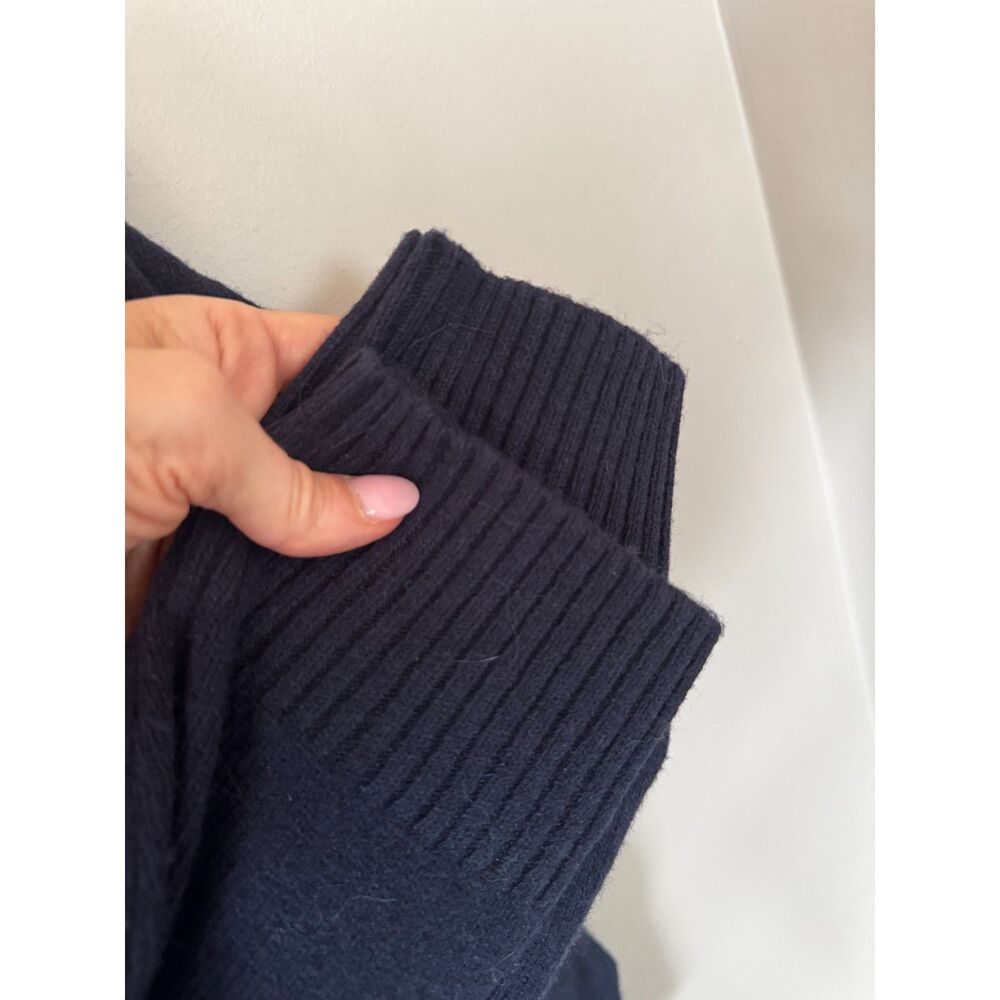 Men's J.Crew XXL Navy Blue Crewneck Sweater Nautical Work Wear - Picture 3 of 7